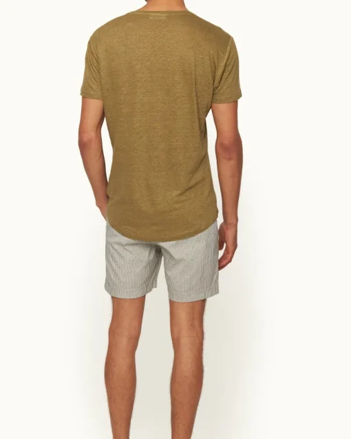 Orlebar Brown Ob-T Linen AGAVEGREEN Clearance
