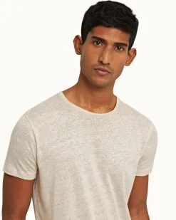 Orlebar Brown Ob-T Linen PEBBLE Flash Sale