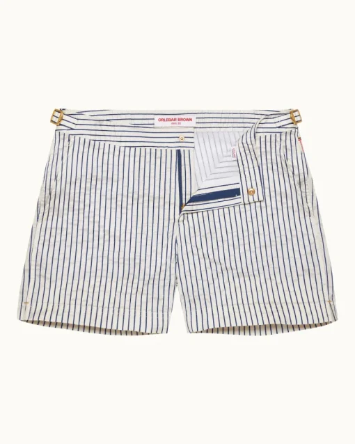 Orlebar Brown Setter WHITESAND/RIVERBLUESTRIPE Fashion