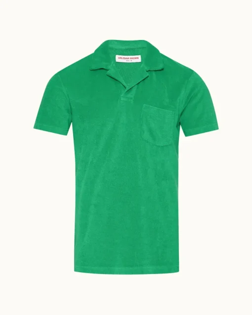Orlebar Brown Terry Towelling CADDIEGREEN Cheap