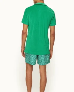Orlebar Brown Terry Towelling CADDIEGREEN Cheap