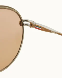Orlebar Brown The Micky SILVER/MELLOWAMBER Outlet
