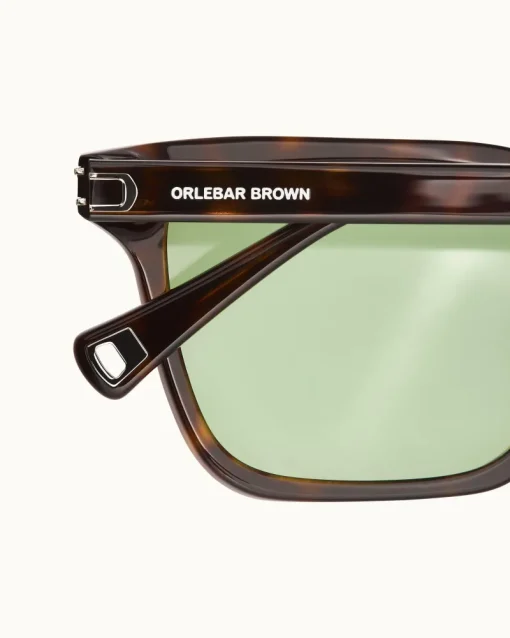 Orlebar Brown The Robbie TORTOISESHELL/GREEN Discount