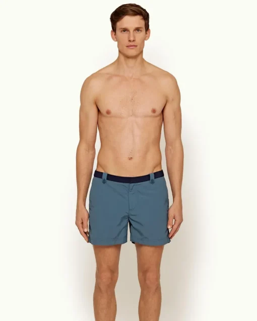 Orlebar Brown Thunderball Swimshort NAVY/CADETBLUE Store