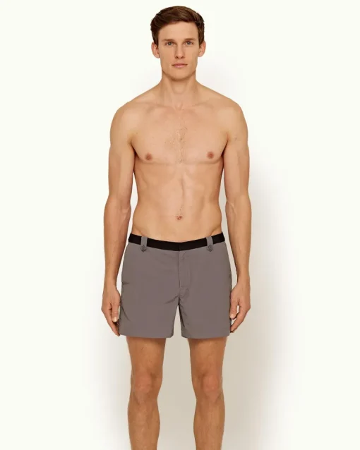 Orlebar Brown Thunderball Swimshort BLACK/FOSSIL Best Sale